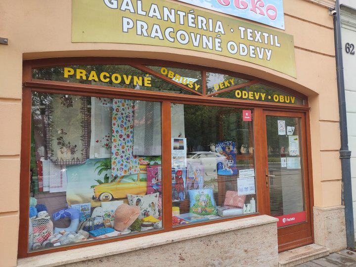 Sabinov, Námestie slobody 64 (Galantéria Lintex)