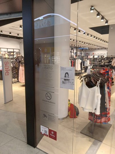 Bratislava-Lamač, Lamač 6780, Bory Mall, Gate